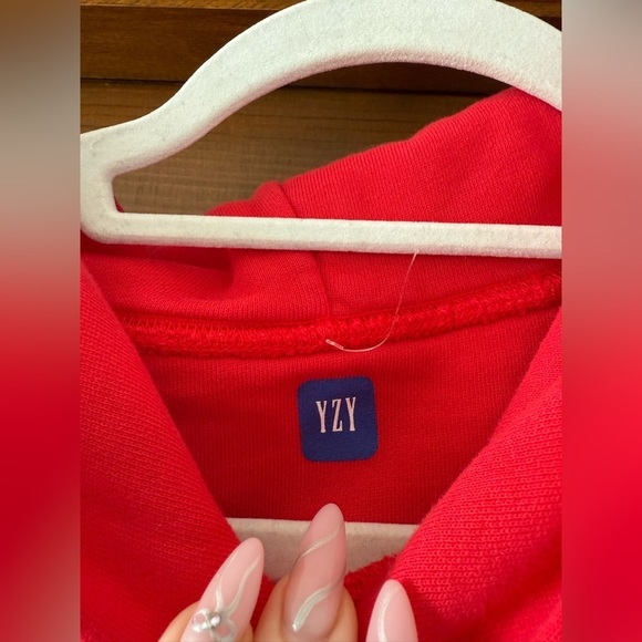 Yeezy X Gap Perfect Hoodie in Red - Picture 3 of 7